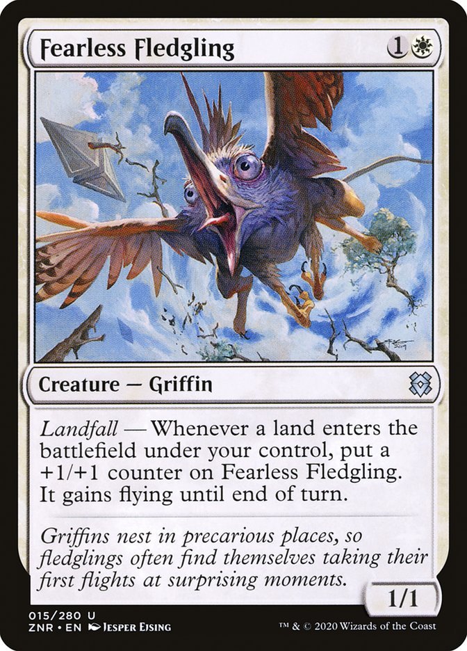 Fearless Fledgling [Zendikar Rising] - Card Brawlers