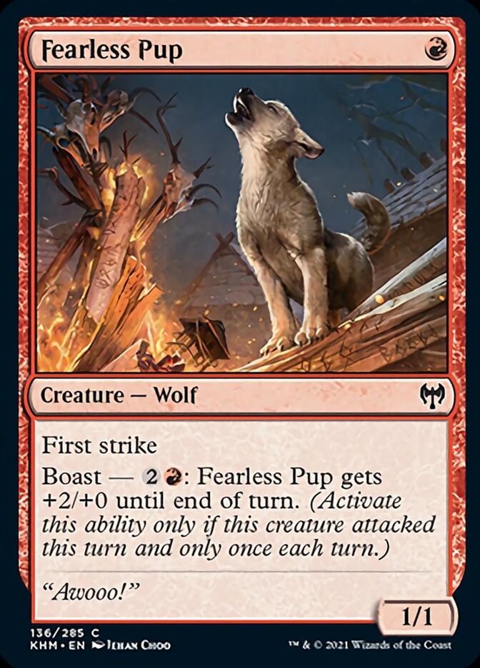 Fearless Pup [Kaldheim] - Card Brawlers