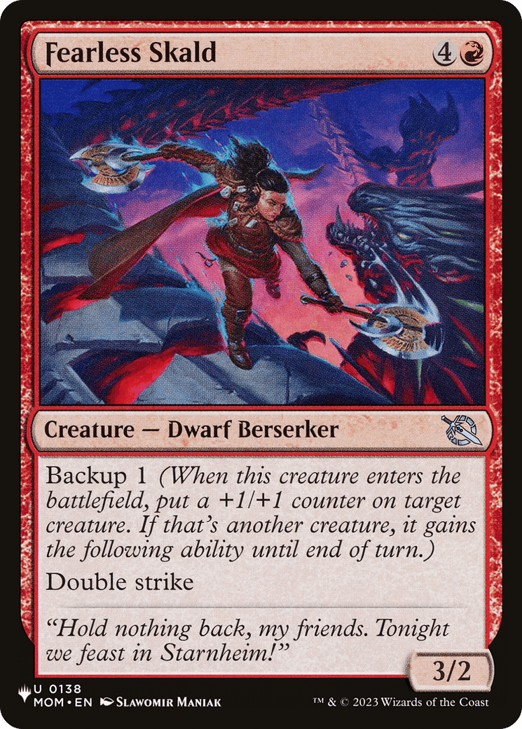 Fearless Skald [The List] - Card Brawlers