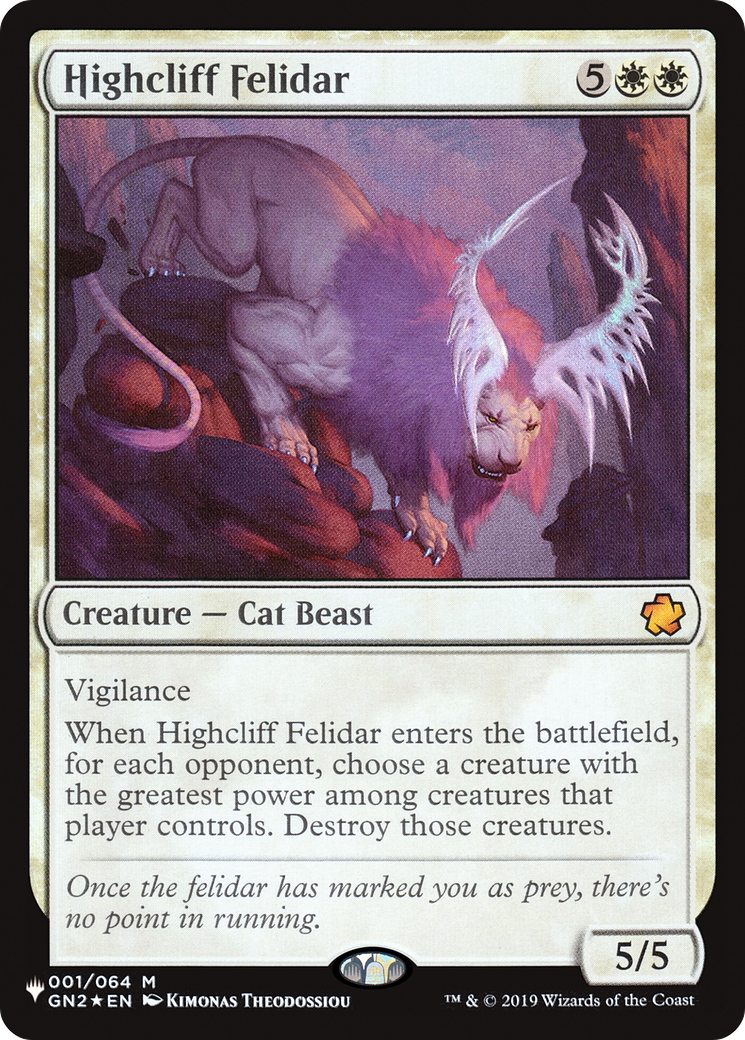 Highcliff Felidar [The List] - Magic: The Gathering - Card Brawlers | Quebec | Canada |