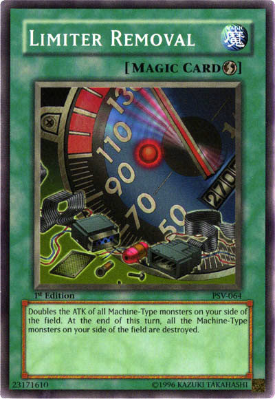 Limiter Removal [PSV-064] Super Rare - Yu-Gi-Oh! - Card Brawlers | Quebec | Canada |