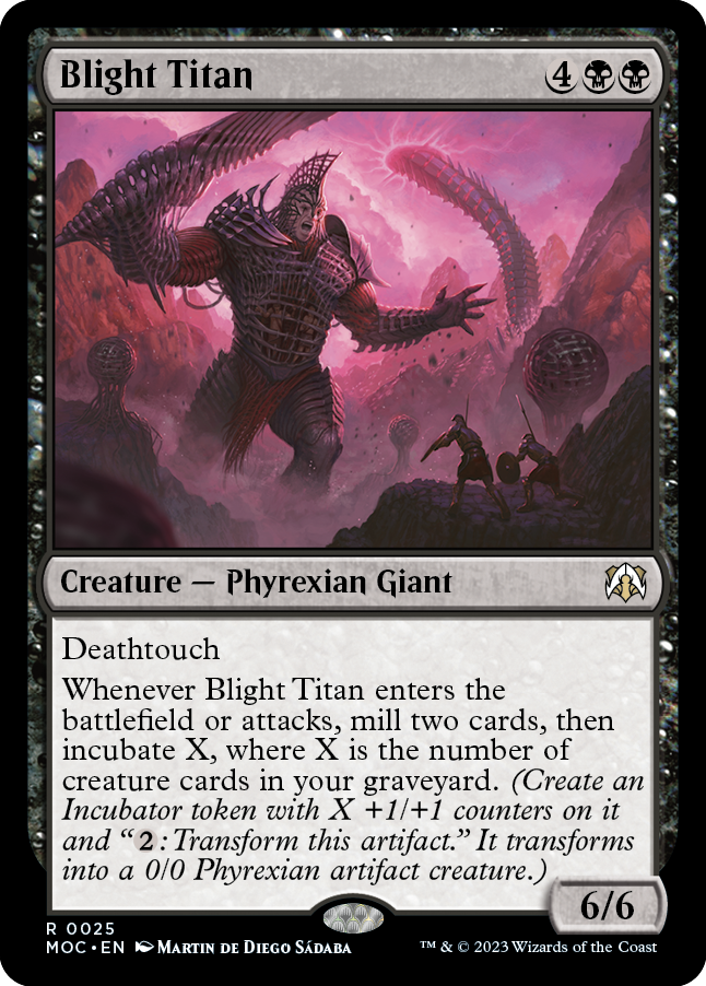 Blight Titan [March of the Machine Commander] - Magic: The Gathering - Card Brawlers | Quebec | Canada |