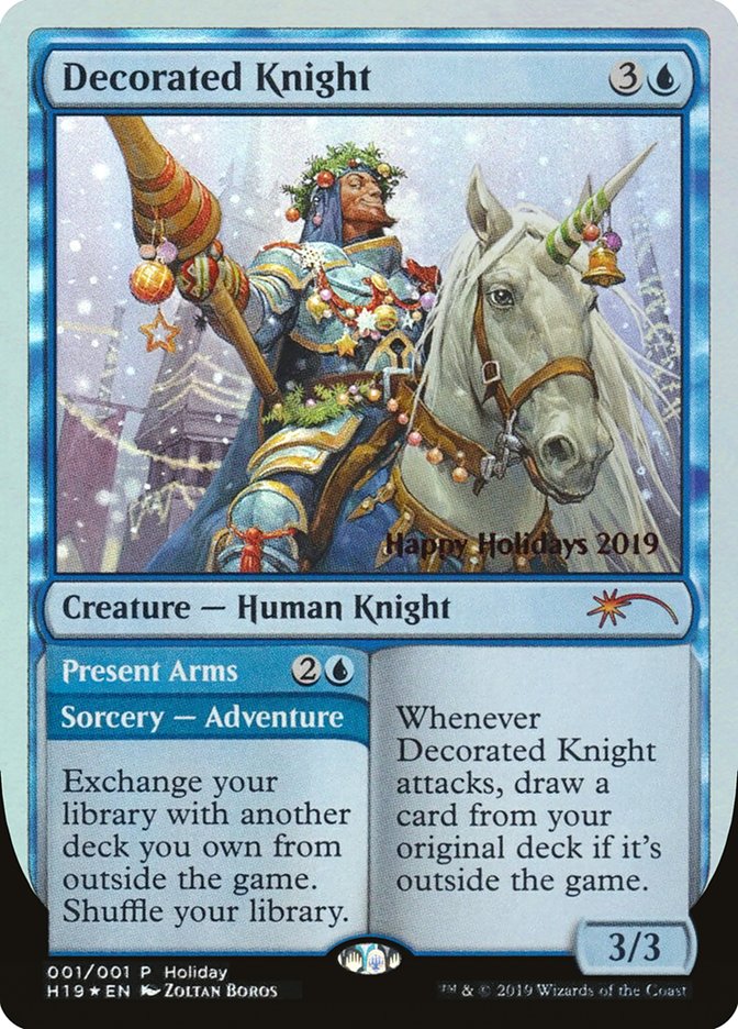 Decorated Knight // Present Arms [Happy Holidays] - Magic: The Gathering - Card Brawlers | Quebec | Canada |