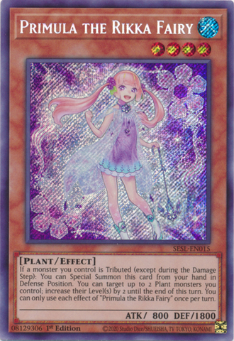 Primula the Rikka Fairy [SESL-EN015] Secret Rare - Yu-Gi-Oh! - Card Brawlers | Quebec | Canada |