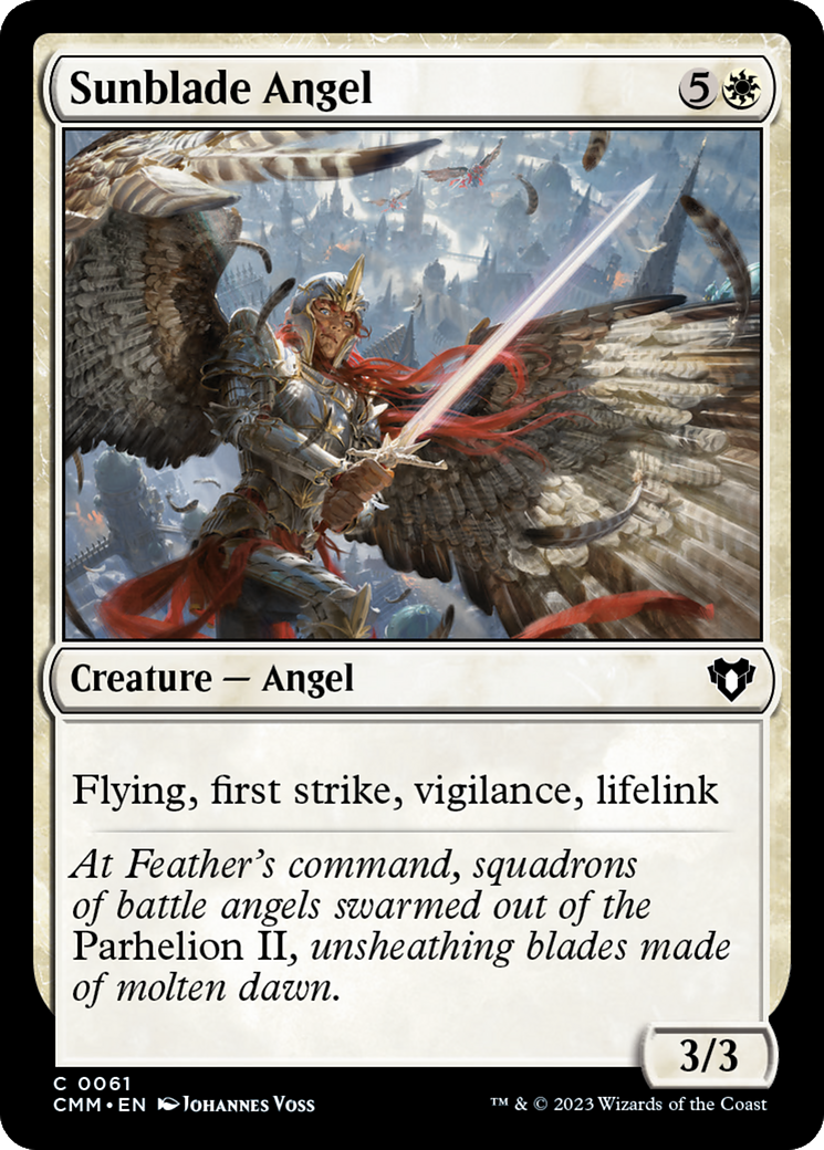 Sunblade Angel [Commander Masters] - Magic: The Gathering - Card Brawlers | Quebec | Canada |