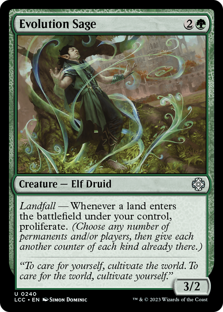 Evolution Sage [The Lost Caverns of Ixalan Commander] - Magic: The Gathering - Card Brawlers | Quebec | Canada |