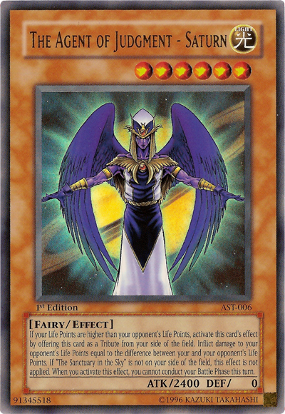 The Agent of Judgment - Saturn [AST-006] Ultra Rare - Yu-Gi-Oh! - Card Brawlers | Quebec | Canada |