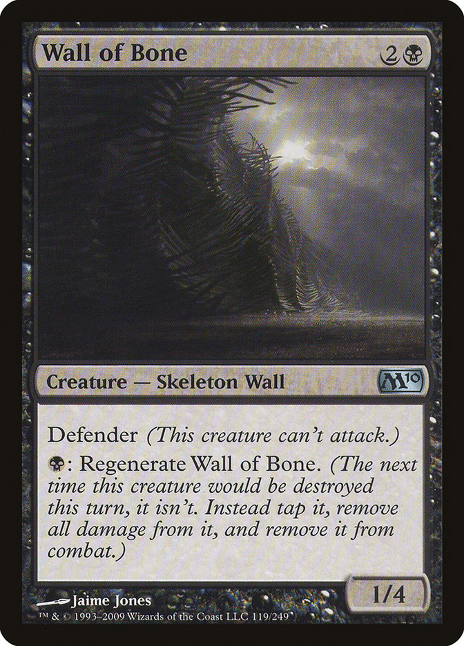 Wall of Bone [Magic 2010] - Magic: The Gathering - Card Brawlers | Quebec | Canada |