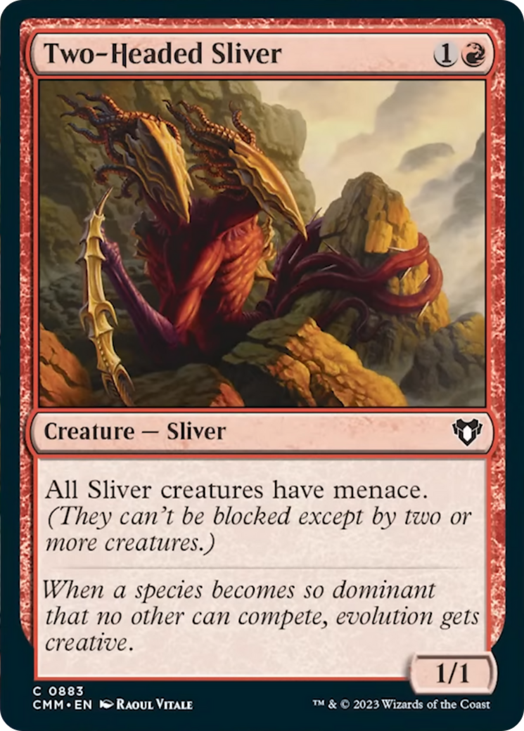 Two-Headed Sliver [Commander Masters] - Magic: The Gathering - Card Brawlers | Quebec | Canada |
