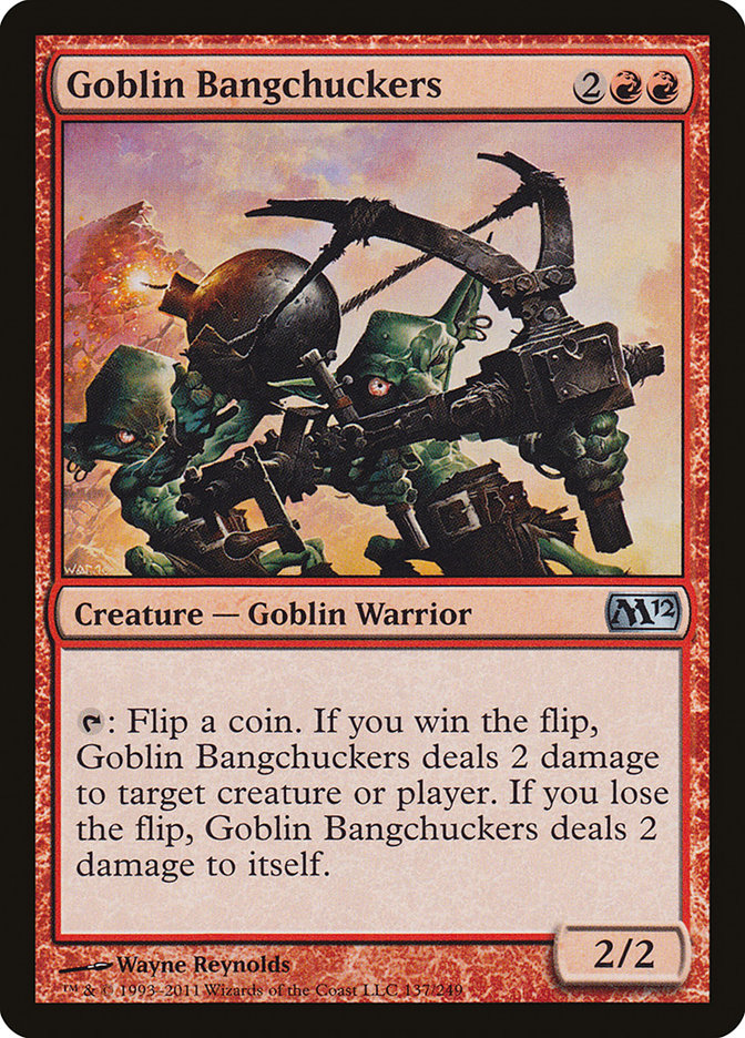 Goblin Bangchuckers [Magic 2012] - Magic: The Gathering - Card Brawlers | Quebec | Canada |