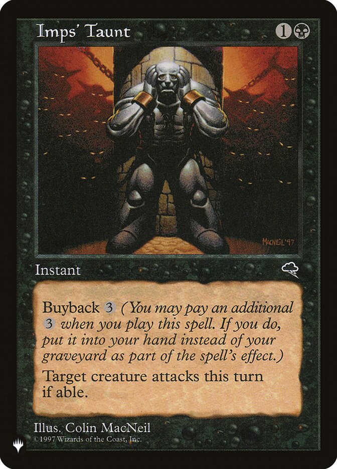 Imps' Taunt [The List] - Magic: The Gathering - Card Brawlers | Quebec | Canada |