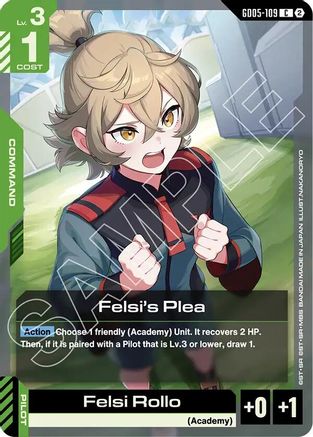 Felsi's Plea (GD05-109) - Freedom Ascension - Card Brawlers