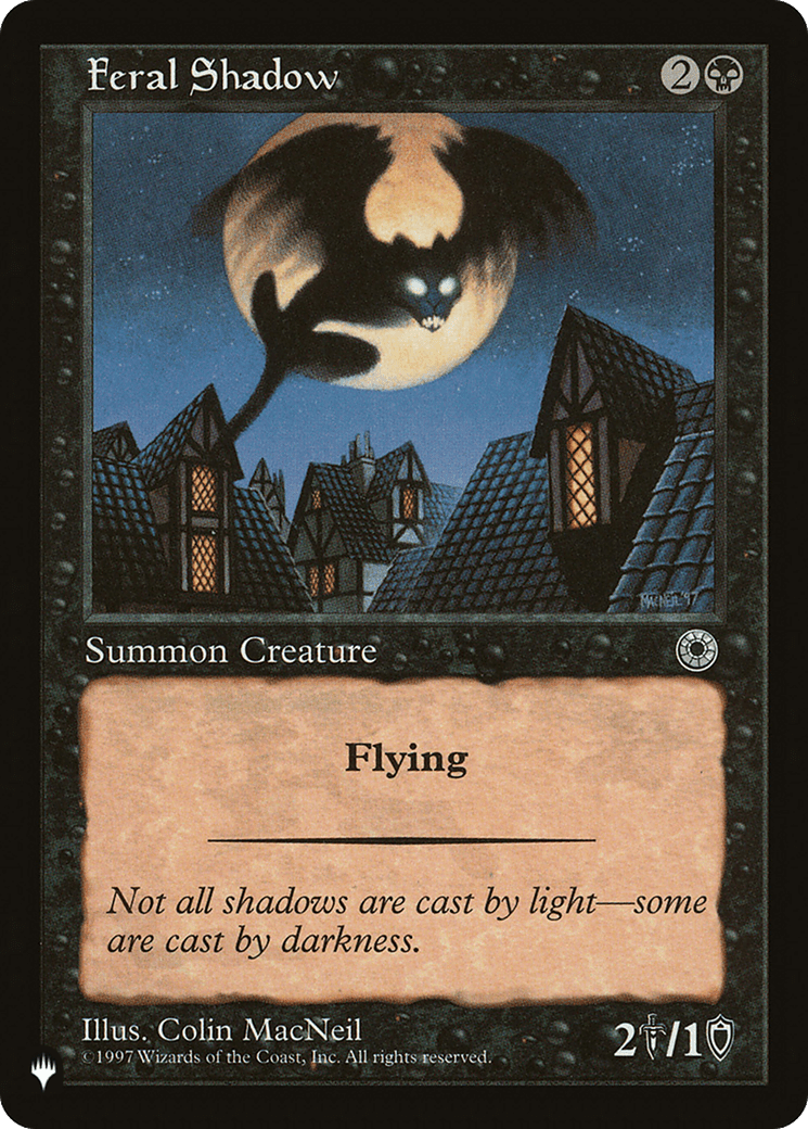 Feral Shadow [The List] - Card Brawlers