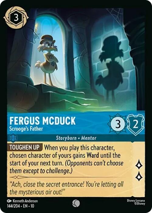 Fergus McDuck - Scrooge's Father (144/204) [Whispers in the Well] - Card Brawlers