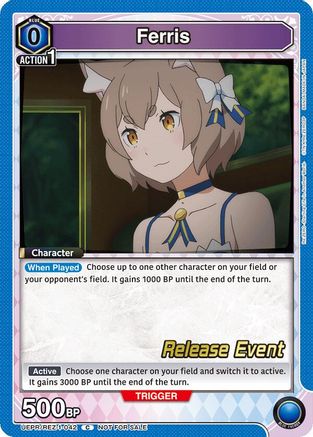 Ferris (042) (UEPR/REZ-1-042) - UE24BT ReZERO Starting Life in Another World Release Event Cards - Card Brawlers