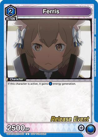 Ferris (043) (UEPR/REZ-1-043) - UE24BT ReZERO Starting Life in Another World Release Event Cards - Card Brawlers