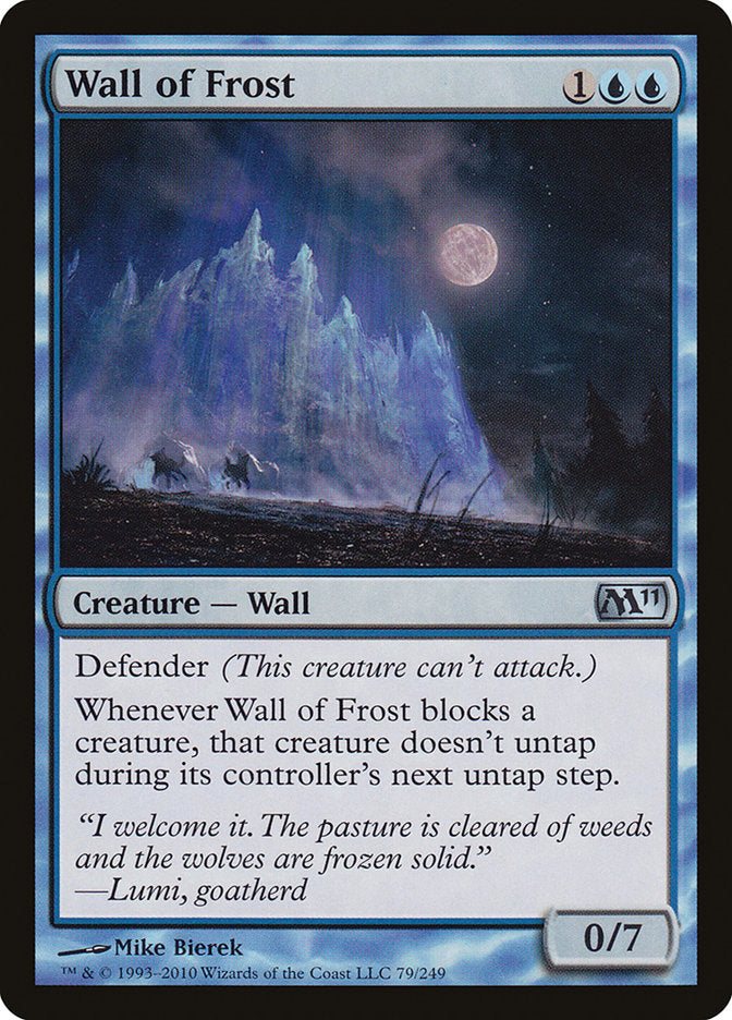 Wall of Frost [Magic 2011] - Magic: The Gathering - Card Brawlers | Quebec | Canada |