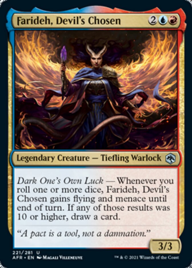 Farideh, Devil's Chosen [Dungeons & Dragons: Adventures in the Forgotten Realms] - Magic: The Gathering - Card Brawlers | Quebec | Canada |