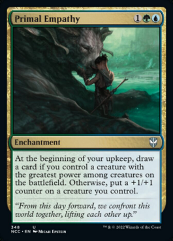 Primal Empathy [Streets of New Capenna Commander] - Magic: The Gathering - Card Brawlers | Quebec | Canada |