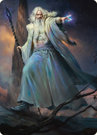 Saruman of Many Colors Art Card [The Lord of the Rings: Tales of Middle-earth Art Series] - Magic: The Gathering - Card Brawlers | Quebec | Canada |