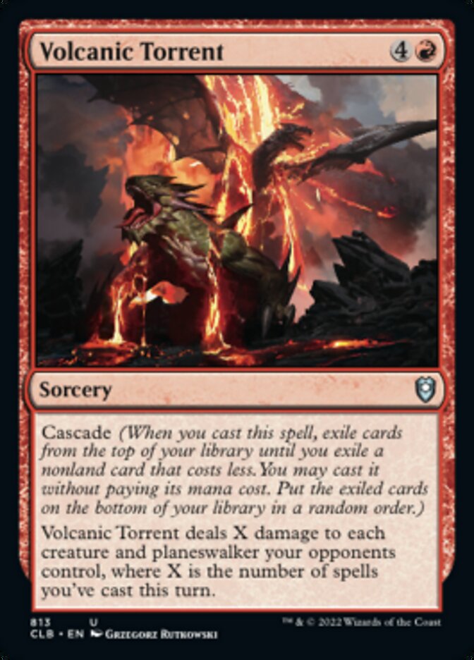 Volcanic Torrent [Commander Legends: Battle for Baldur's Gate] - Magic: The Gathering - Card Brawlers | Quebec | Canada |