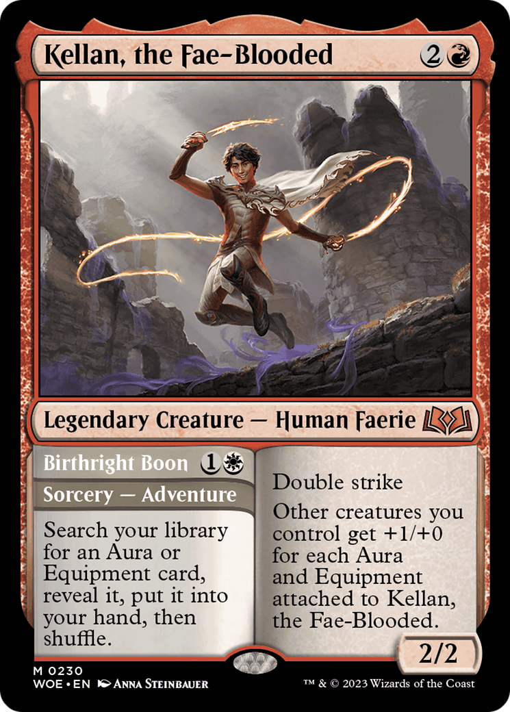 Kellan, the Fae-Blooded // Birthright Boon [Wilds of Eldraine] - Magic: The Gathering - Card Brawlers | Quebec | Canada |