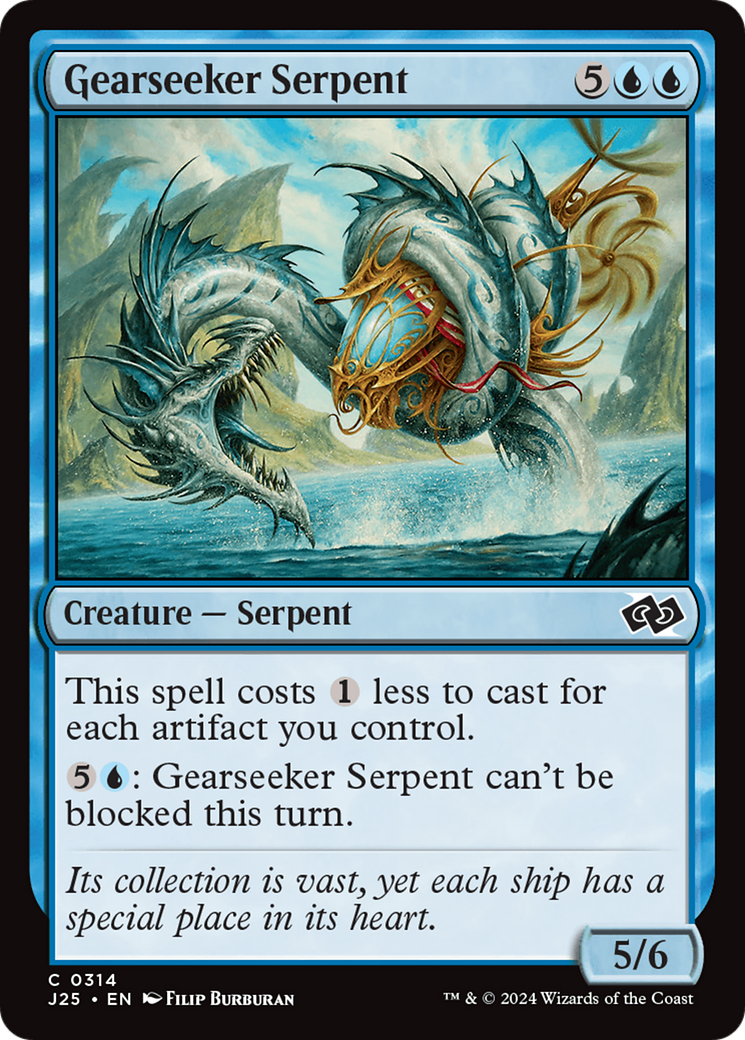 Gearseeker Serpent [Foundations Jumpstart] - Magic: The Gathering - Card Brawlers | Quebec | Canada |