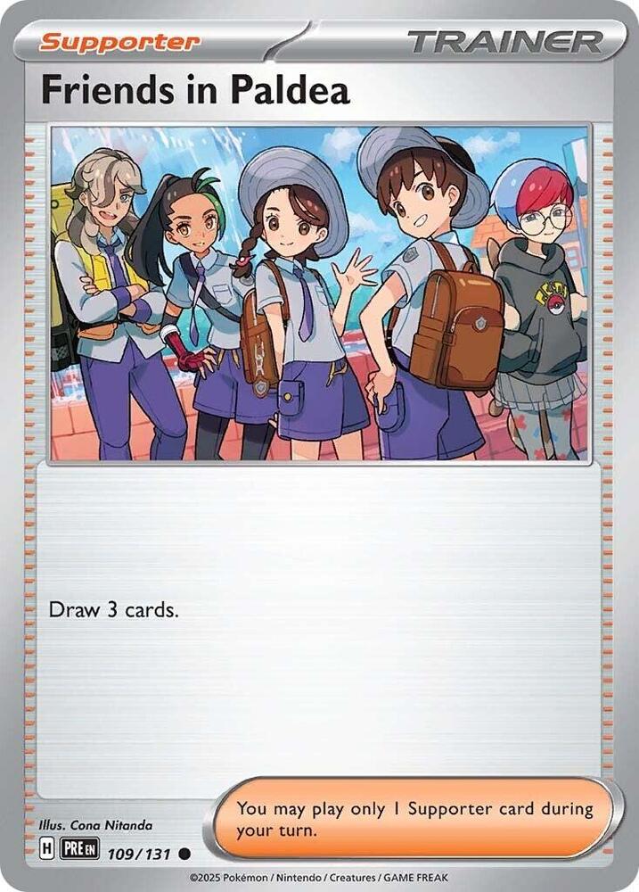 Friends in Paldea (109/131) [Scarlet & Violet: Prismatic Evolutions] - Pokémon - Card Brawlers | Quebec | Canada |