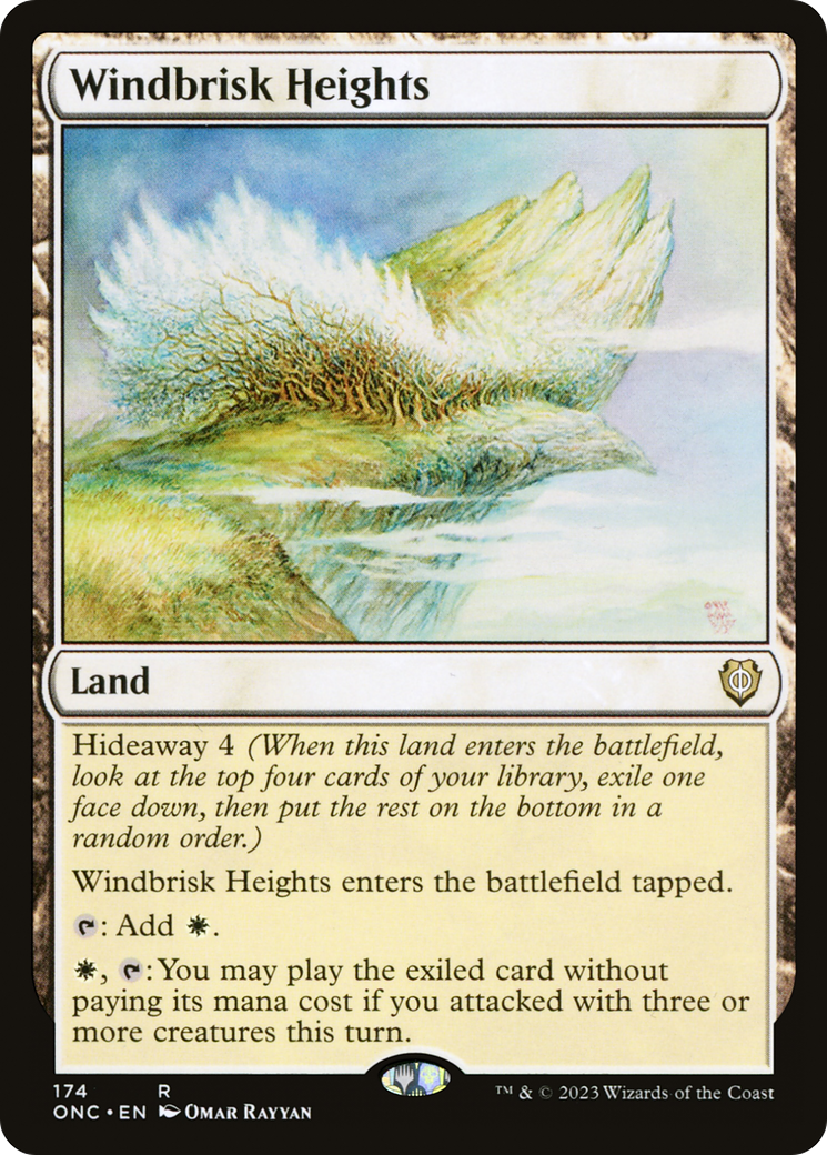 Windbrisk Heights [Phyrexia: All Will Be One Commander] - Magic: The Gathering - Card Brawlers | Quebec | Canada |