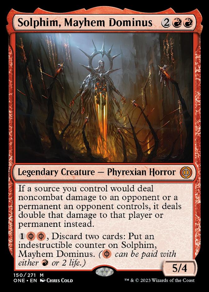 Solphim, Mayhem Dominus [Phyrexia: All Will Be One] - Magic: The Gathering - Card Brawlers | Quebec | Canada |