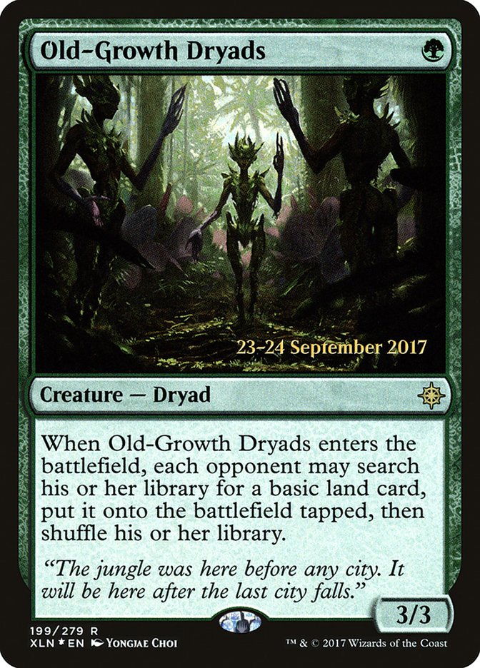 Old-Growth Dryads [Ixalan Prerelease Promos] - Magic: The Gathering - Card Brawlers | Quebec | Canada |