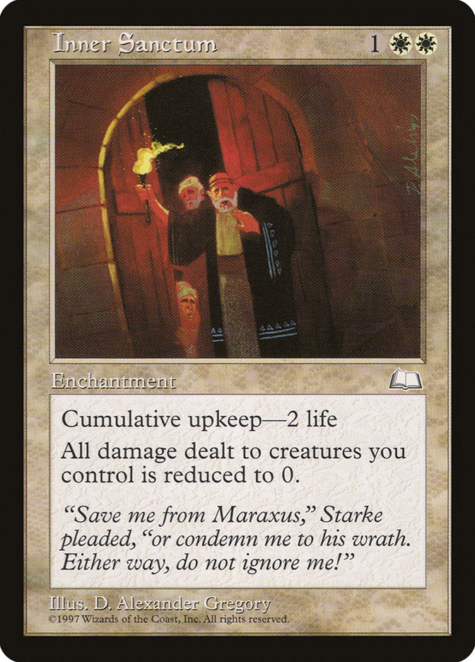 Inner Sanctum [Weatherlight] - Magic: The Gathering - Card Brawlers | Quebec | Canada |