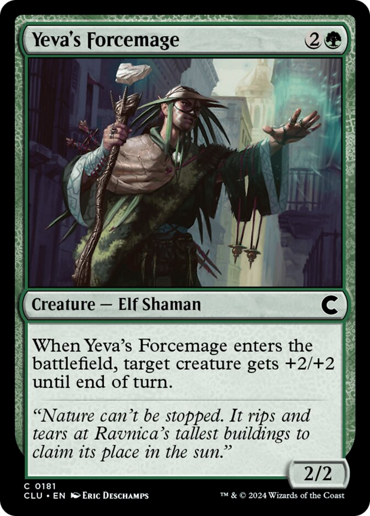 Yeva's Forcemage [Ravnica: Clue Edition] - Magic: The Gathering - Card Brawlers | Quebec | Canada |