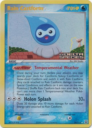 Rain Castform (26/113) (Stamped) [EX: Delta Species] - Pokémon - Card Brawlers | Quebec | Canada |