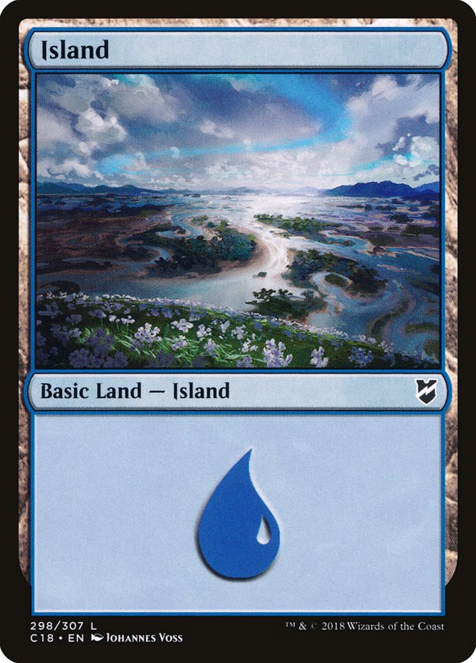 Island (298) [Commander 2018] - Magic: The Gathering - Card Brawlers | Quebec | Canada |