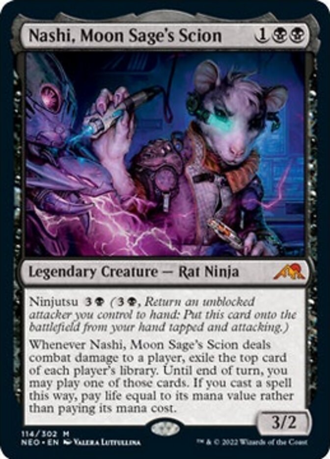 Nashi, Moon Sage's Scion [Kamigawa: Neon Dynasty] - Magic: The Gathering - Card Brawlers | Quebec | Canada |