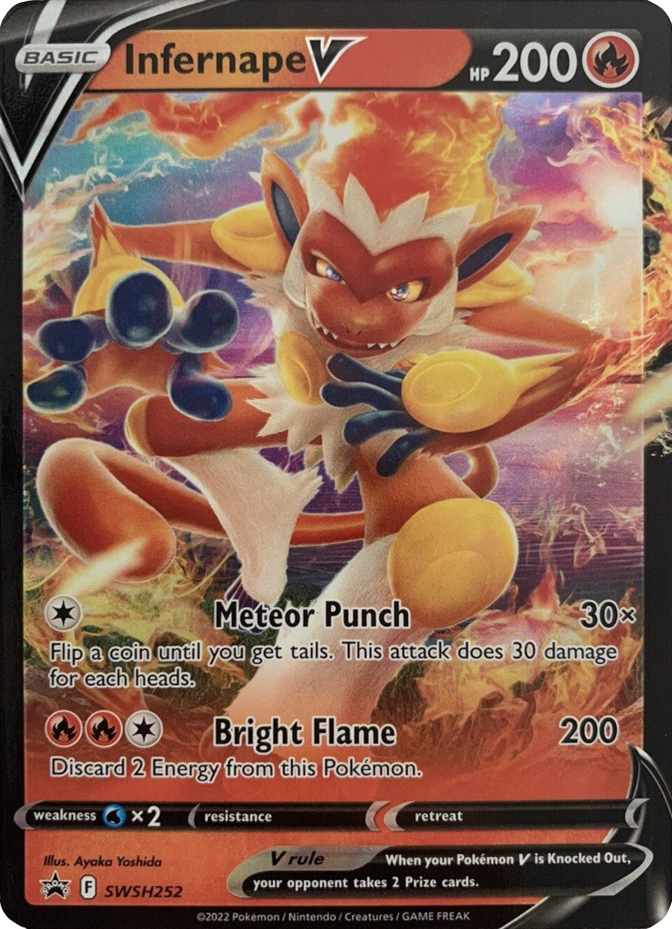 Infernape V (SWSH252) [Sword & Shield: Black Star Promos] - Pokémon - Card Brawlers | Quebec | Canada |