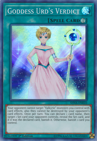 Goddess Urd's Verdict [SHVA-EN010] Super Rare - Yu-Gi-Oh! - Card Brawlers | Quebec | Canada |