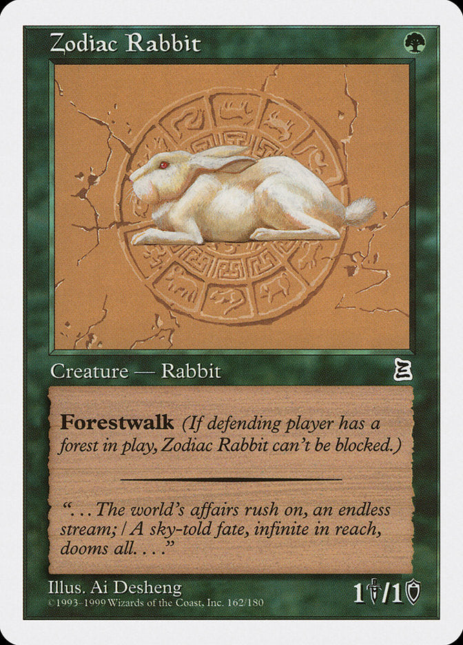 Zodiac Rabbit [Portal Three Kingdoms] - Magic: The Gathering - Card Brawlers | Quebec | Canada |