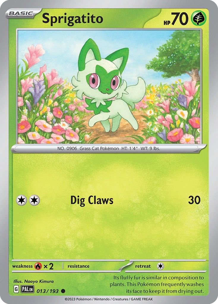 Sprigatito (013/193) (Theme Deck Exclusive) [Scarlet & Violet: Paldea Evolved] - Pokémon - Card Brawlers | Quebec | Canada |