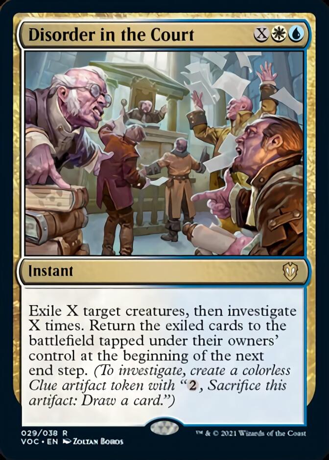 Disorder in the Court [Innistrad: Crimson Vow Commander] - Magic: The Gathering - Card Brawlers | Quebec | Canada |