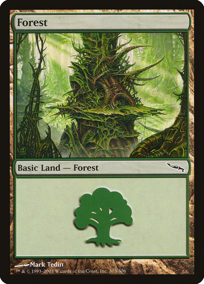 Forest (303) [Mirrodin] - Magic: The Gathering - Card Brawlers | Quebec | Canada |