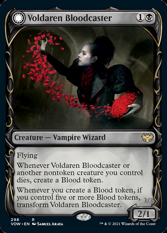 Voldaren Bloodcaster // Bloodbat Summoner (Showcase Fang Frame) [Innistrad: Crimson Vow] - Magic: The Gathering - Card Brawlers | Quebec | Canada |