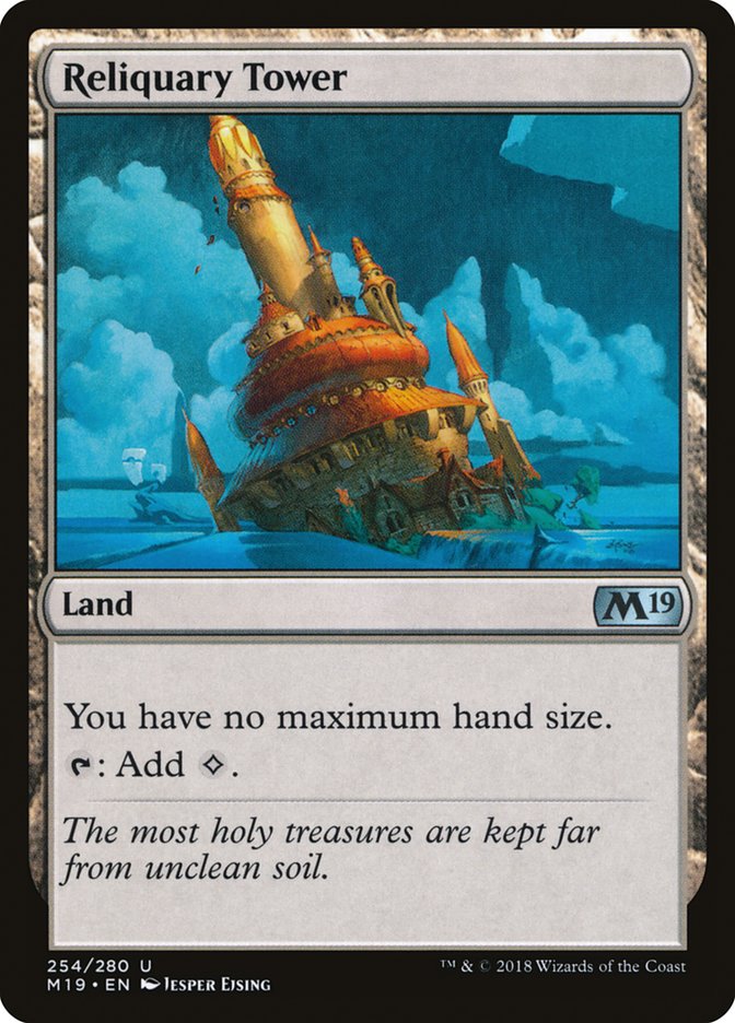 Reliquary Tower [Core Set 2019] - Magic: The Gathering - Card Brawlers | Quebec | Canada |