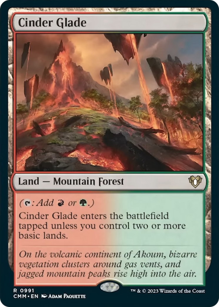 Cinder Glade [Commander Masters] - Magic: The Gathering - Card Brawlers | Quebec | Canada |