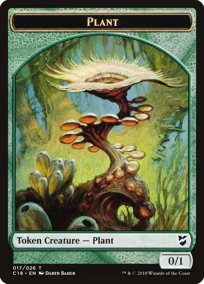 Beast (013) // Plant Double-Sided Token [Commander 2018 Tokens] - Magic: The Gathering - Card Brawlers | Quebec | Canada |