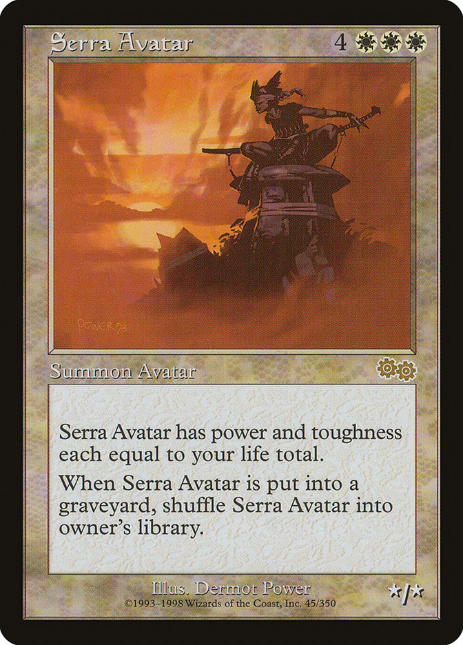 Serra Avatar [Urza's Saga] - Magic: The Gathering - Card Brawlers | Quebec | Canada |