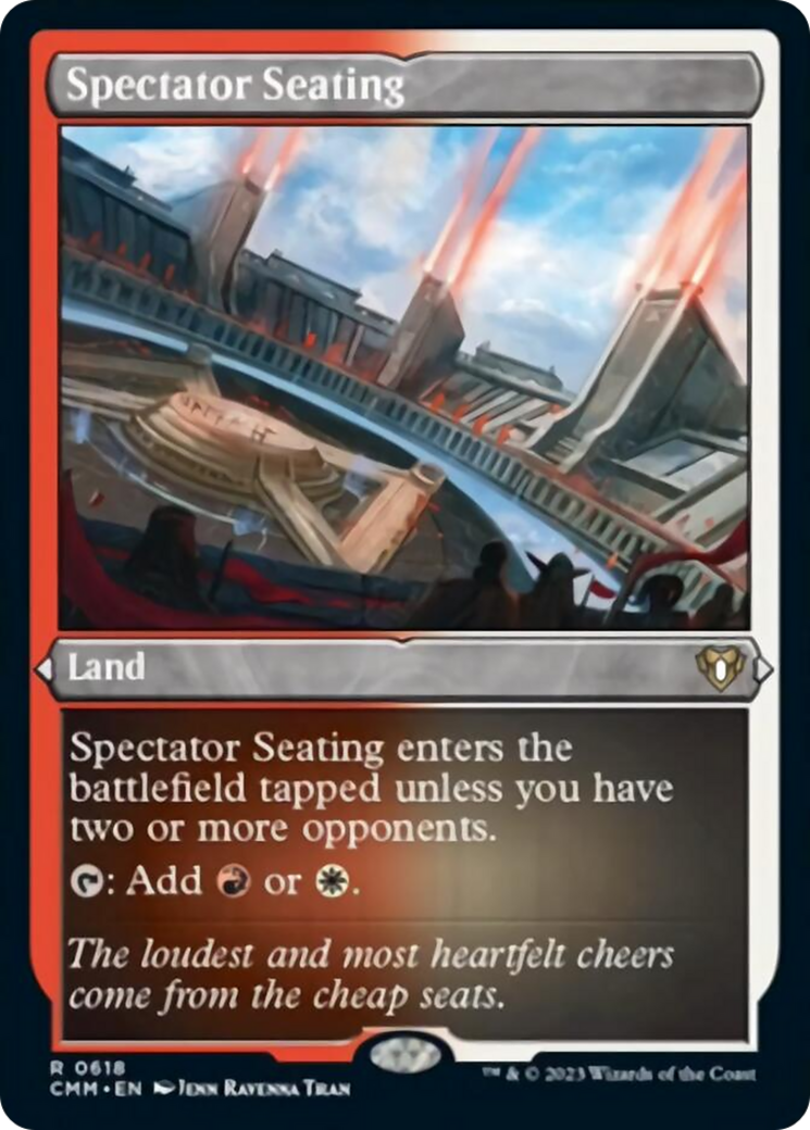 Spectator Seating (Foil Etched) [Commander Masters] - Magic: The Gathering - Card Brawlers | Quebec | Canada |