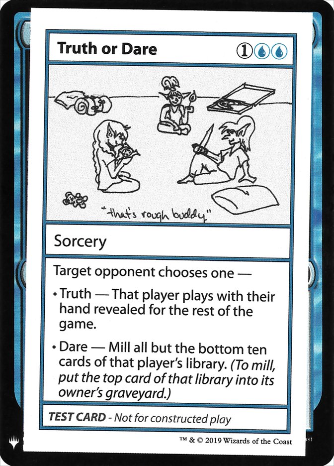 Truth or Dare [Mystery Booster Playtest Cards] - Magic: The Gathering - Card Brawlers | Quebec | Canada |