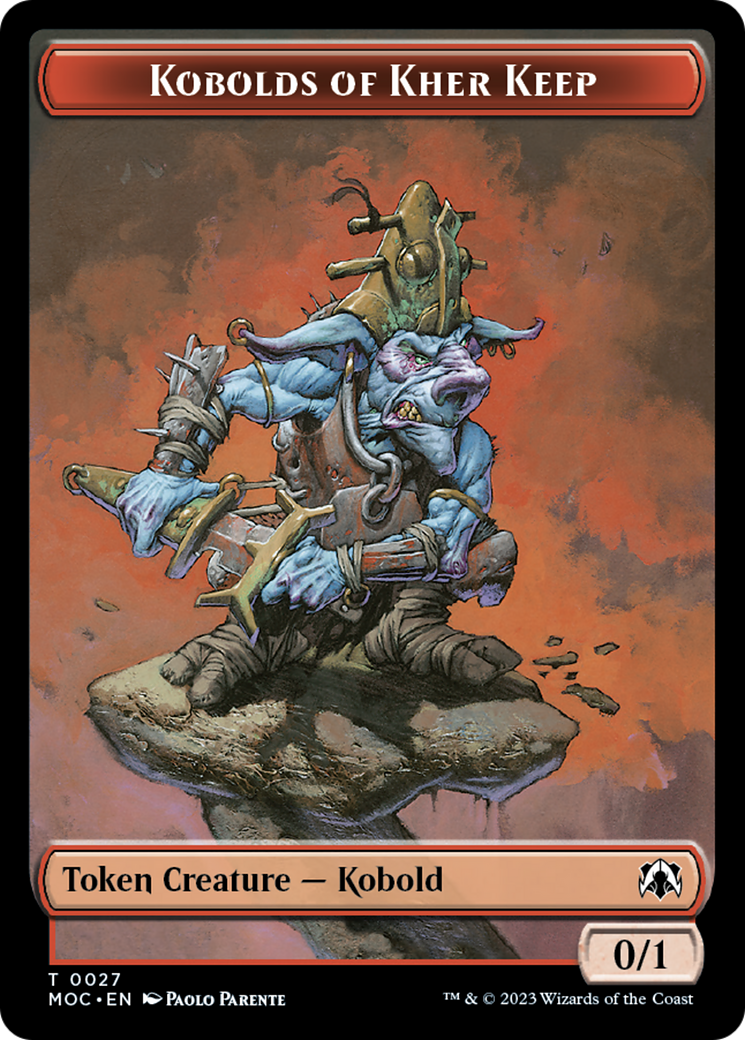 Bird // Kobolds of Kher Keep Double-Sided Token [March of the Machine Commander Tokens] - Magic: The Gathering - Card Brawlers | Quebec | Canada |